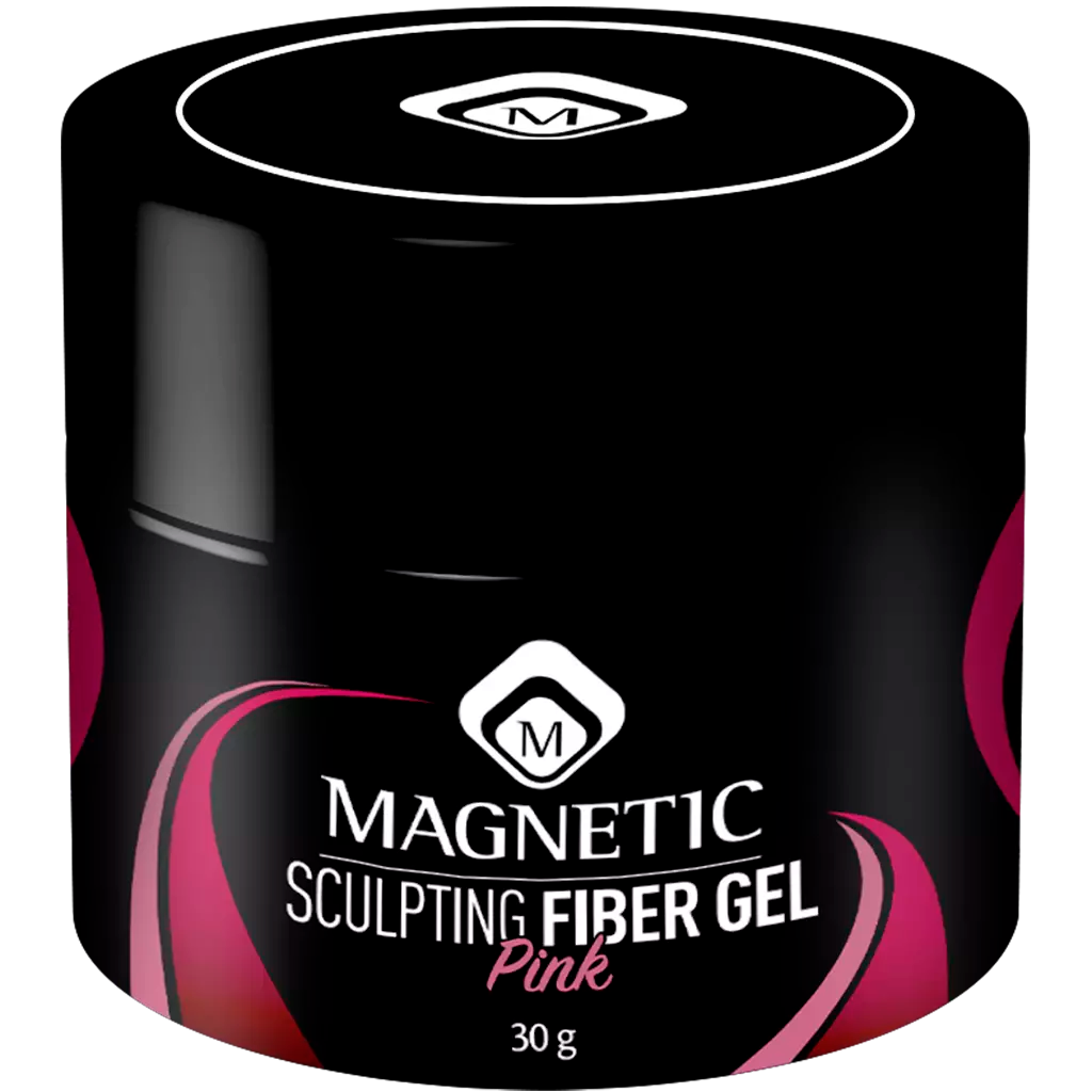 Фото Гель для наращивания ногтей однофазный скульптурный, цвет Pink, Magnetic Fiber Gel 30/50g