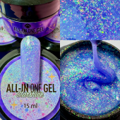 Фото Magnetic Гель Моделирующий All in One Gel, цвет Starshine, 15ml