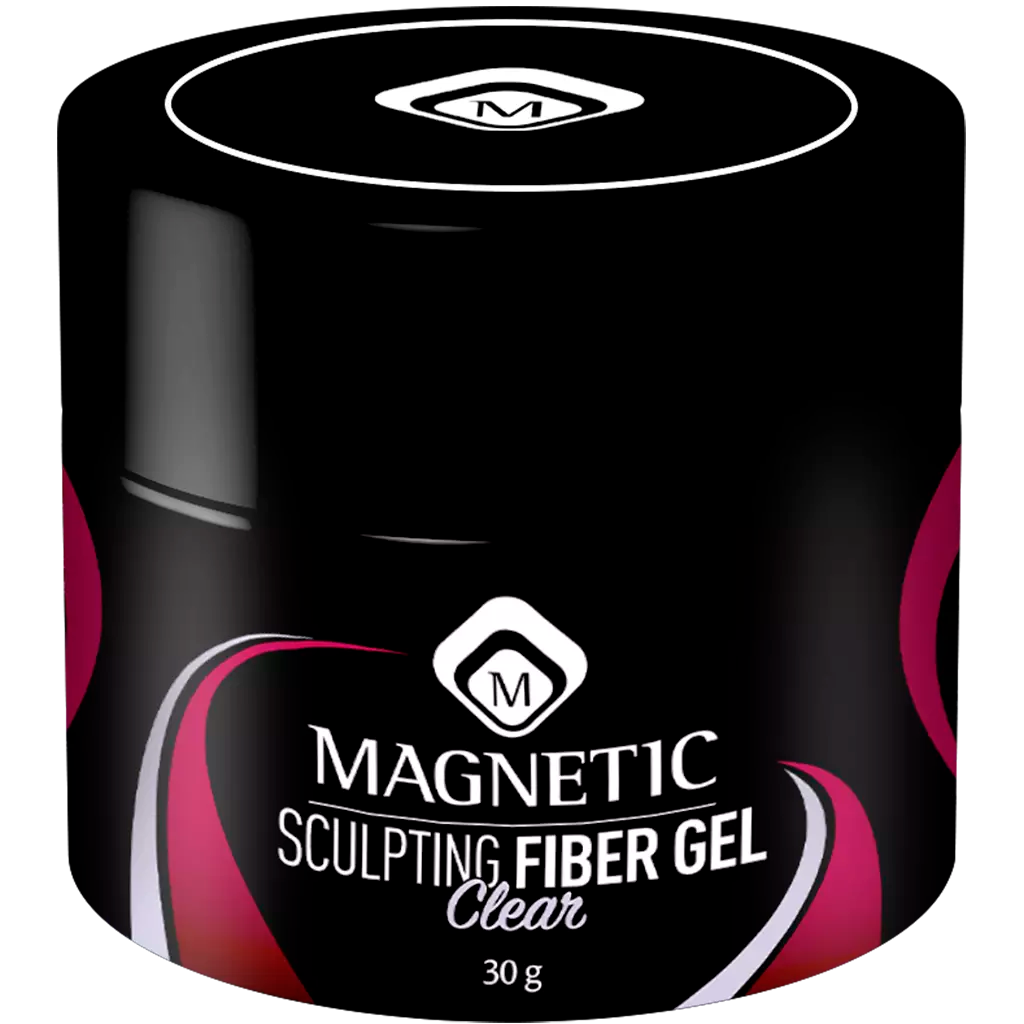Фото Гель для наращивания ногтей однофазный скульптурный, цвет Clear, Magnetic Fiber Gel 30/50g