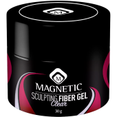 Фото Гель для наращивания ногтей однофазный скульптурный, цвет Clear, Magnetic Fiber Gel 30/50g