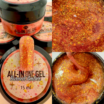 Фото Magnetic Гель Моделирующий All in One Gel, цвет Burned Amber, 15ml