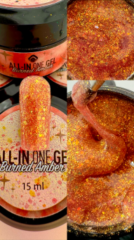 Фото Magnetic Гель Моделирующий All in One Gel, цвет Burned Amber, 15ml