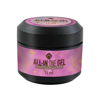Фото Magnetic Гель Моделирующий All in One Gel, цвет Amethyst Sparkle, 15ml