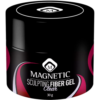 Фото Гель для наращивания ногтей однофазный скульптурный, цвет Clear, Magnetic Fiber Gel 30/50g