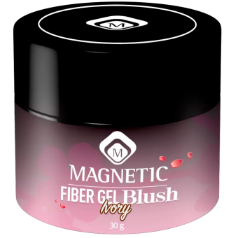 Фото Гель для наращивания ногтей однофазный скульптурный, цвет Ivory, Magnetic Fiber Gel Blush 30g